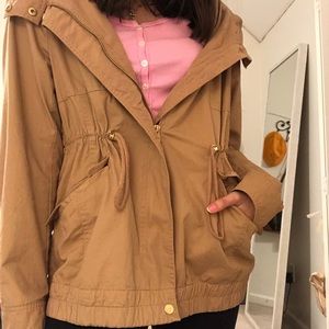 light brown jacket